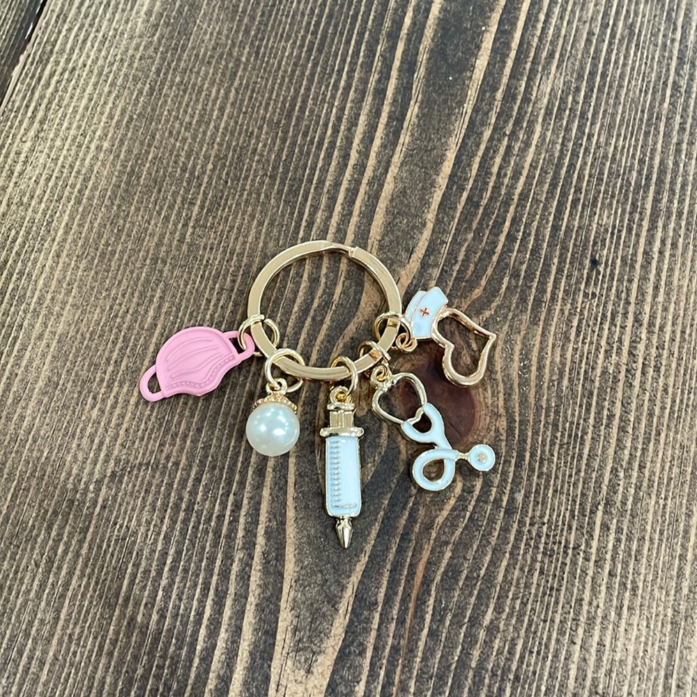 🌟Host Pick🌟Nurse Charm Keychain